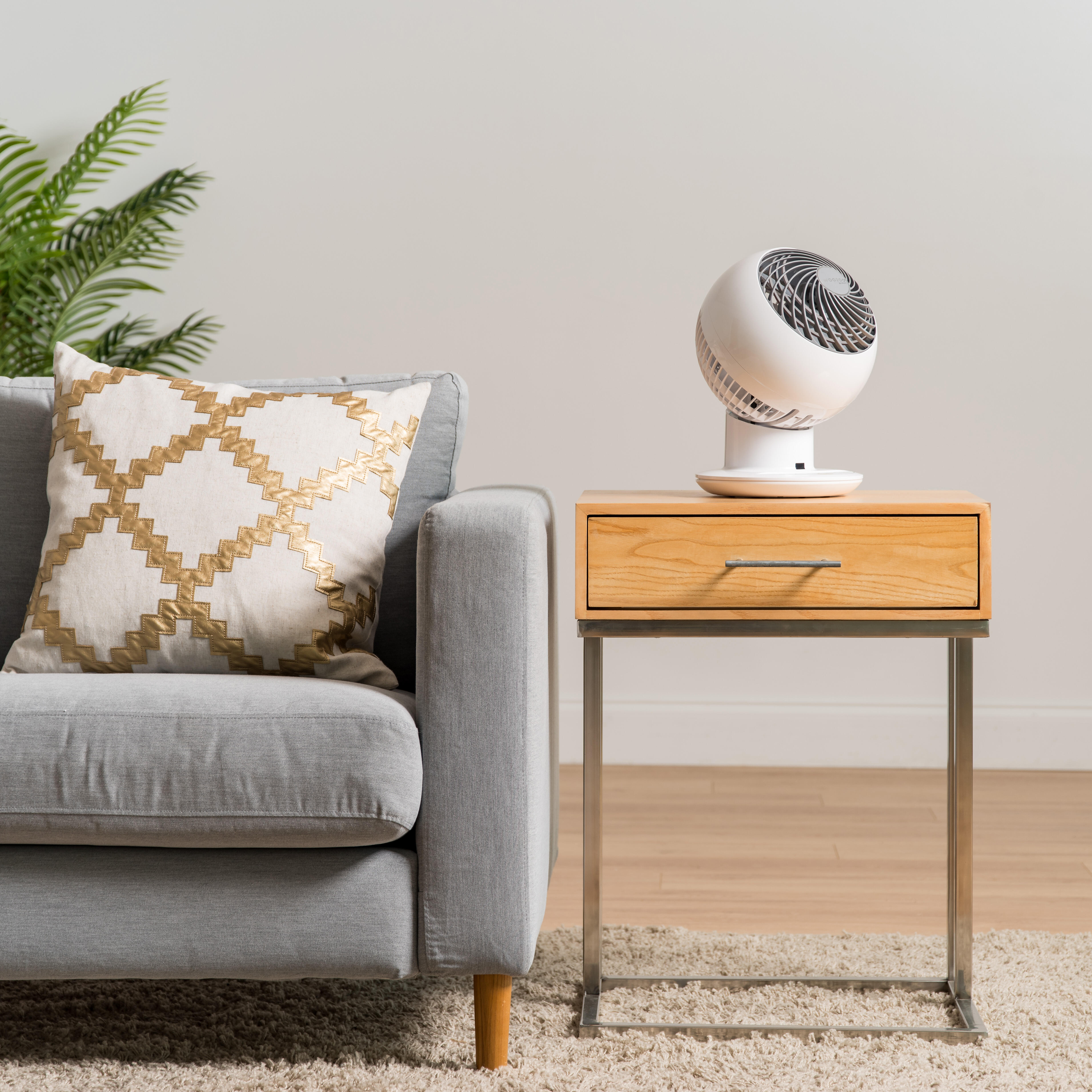 Ventilateur à poser, OHYAMA, Woozoo blanc 38 W, D18 cm - 3