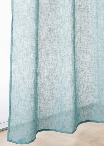 Voilage tamisant, Lium, bleu H.240 x l.140 cm - 4