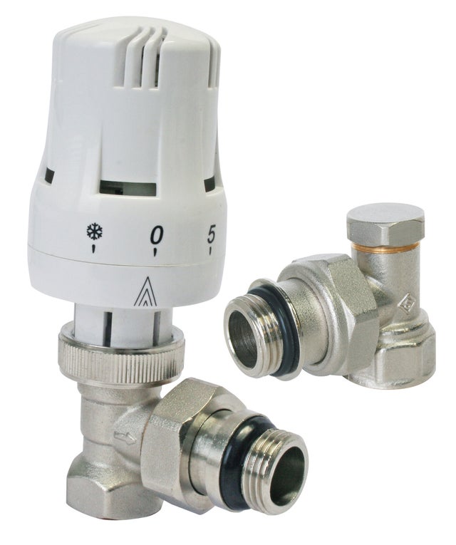 Thermostat et récepteur rectangle métal