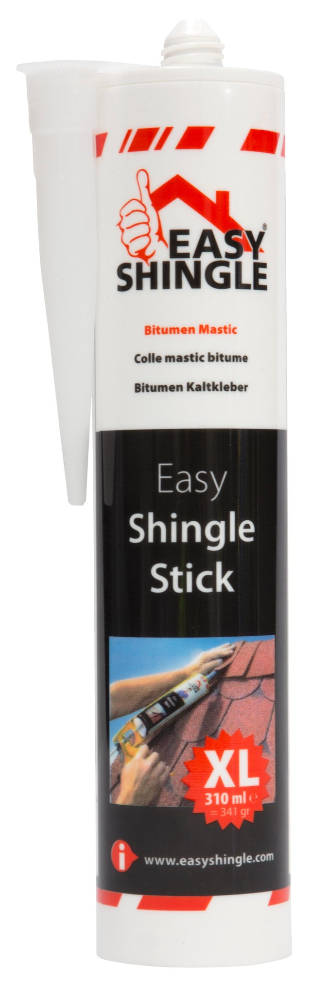 Colle pour easy shingle, cartouche de 310 ml noir