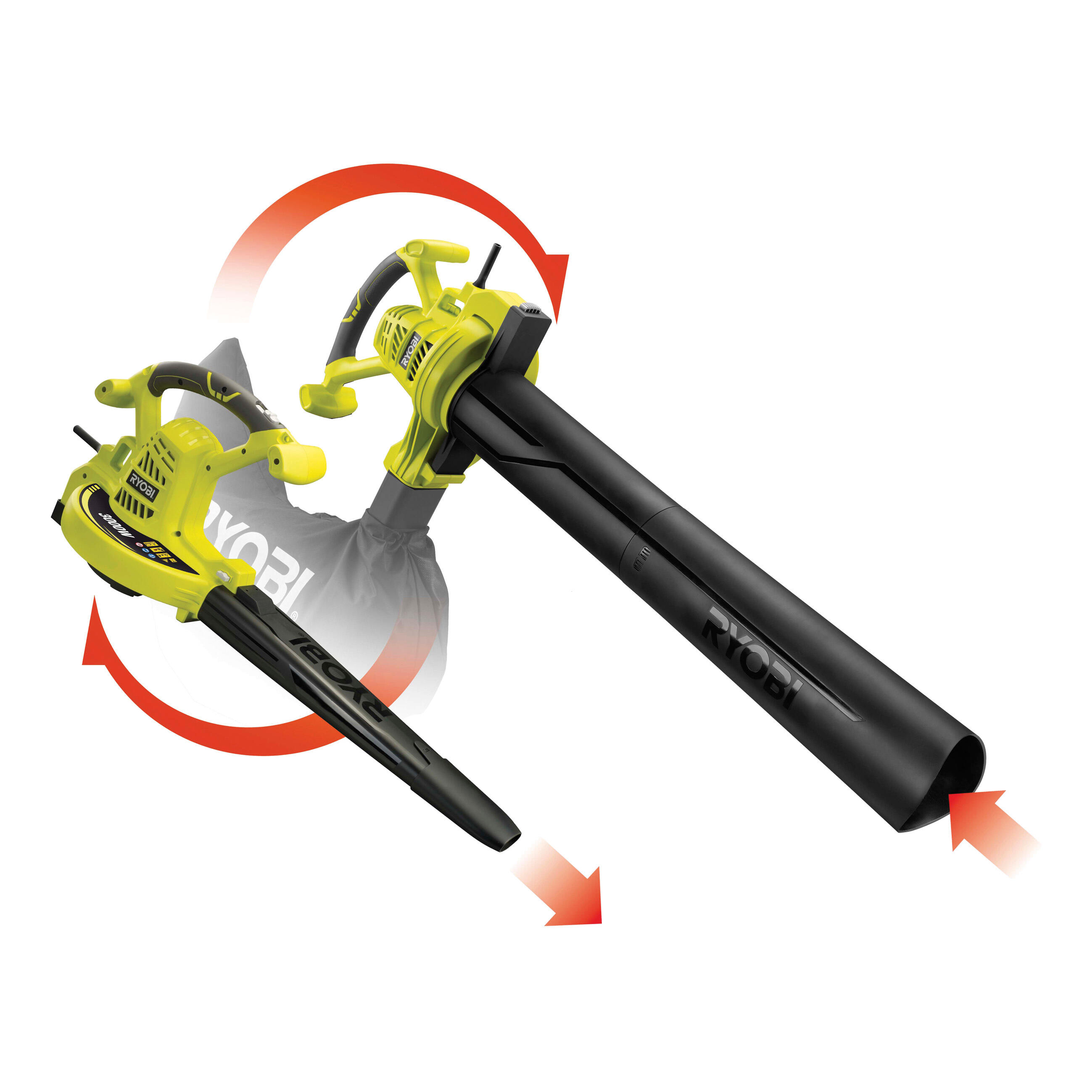 souffleur aspirateur broyeur électrique ryobi - 2