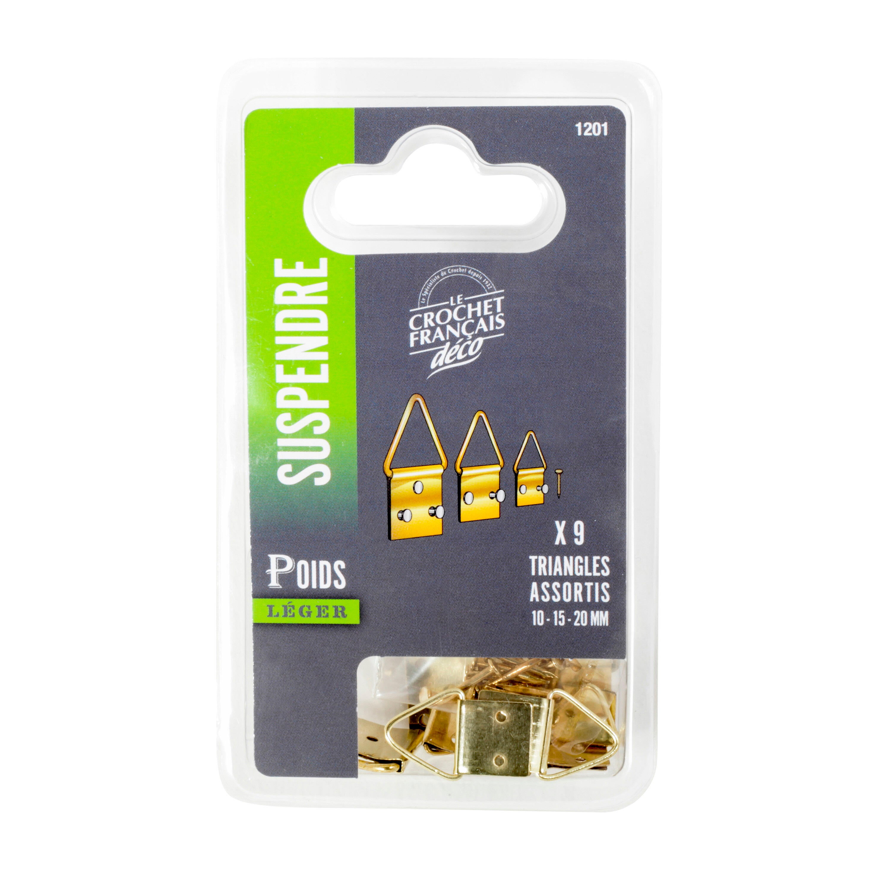 Lot de 9 tringles d'accrochage LE CROCHET FRANCAIS - 2