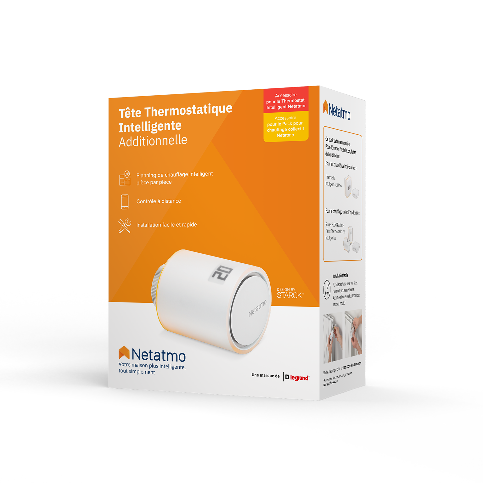 Tête Thermostatique Connectée et Intelligente additionnelle NETATMO - 4