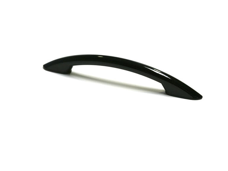 6 poignées de meuble Arrow, abs noir peint, entraxe 96 mm - 5
