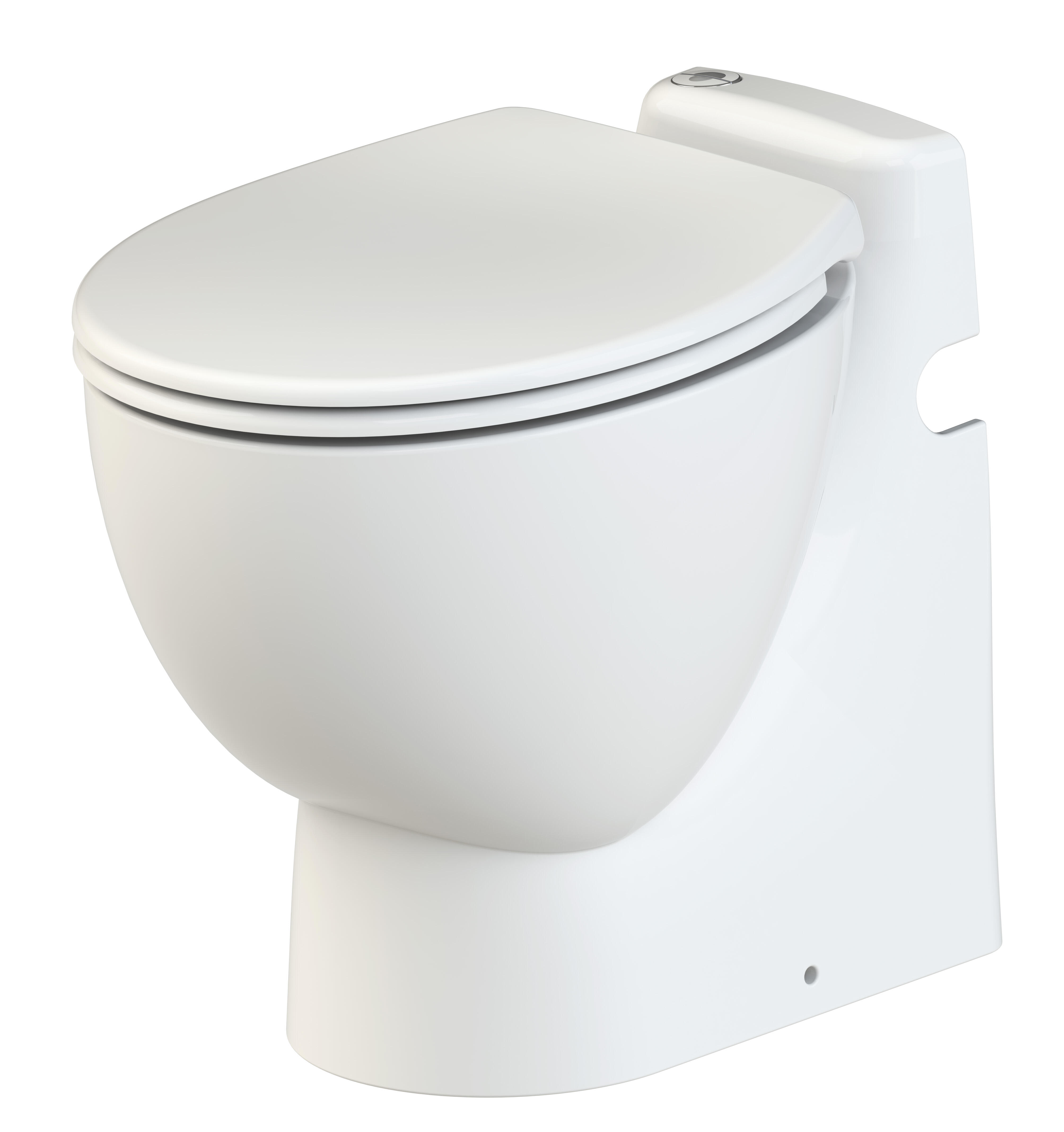 Cuvette WC Con Maceratore Integrato Ancoflow In Ceramica Bianca - Anconetti - WC Sospeso Con Trituratore