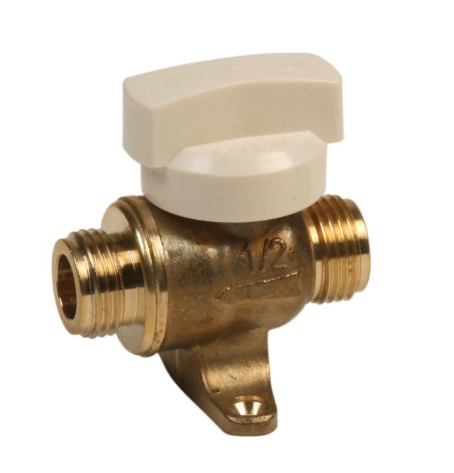 Robinet d'arrêt gaz naturel laiton, H.60 cm, garantie 0