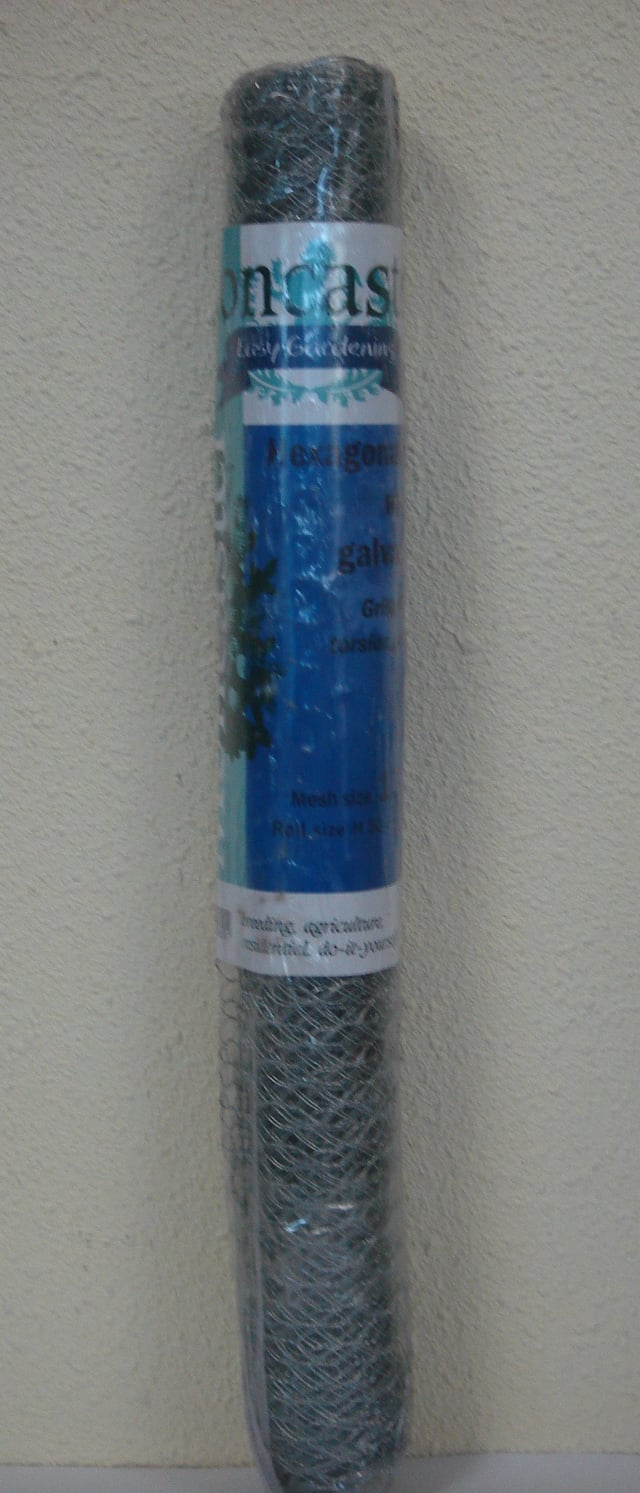 Rouleau de grillage triple torsion Galva gris, 10, maille 13