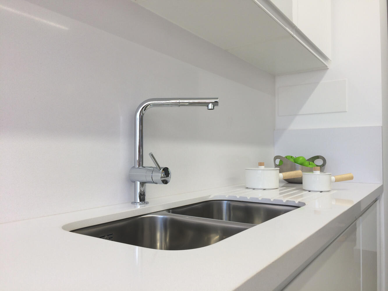 Torneira de bancada cinza cromado GROHE Minta - 15