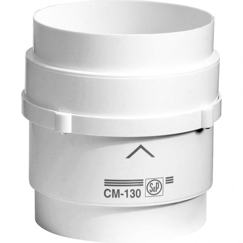 Clapet anti-retour pvc S&P, Diam.120-130/125 - 2