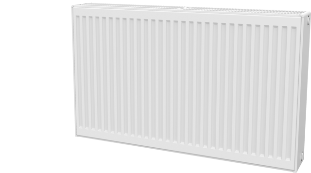 Radiateur eau chaude horizontal 2454W, l.100xH.60cm blanc DE'LONGHI Easy