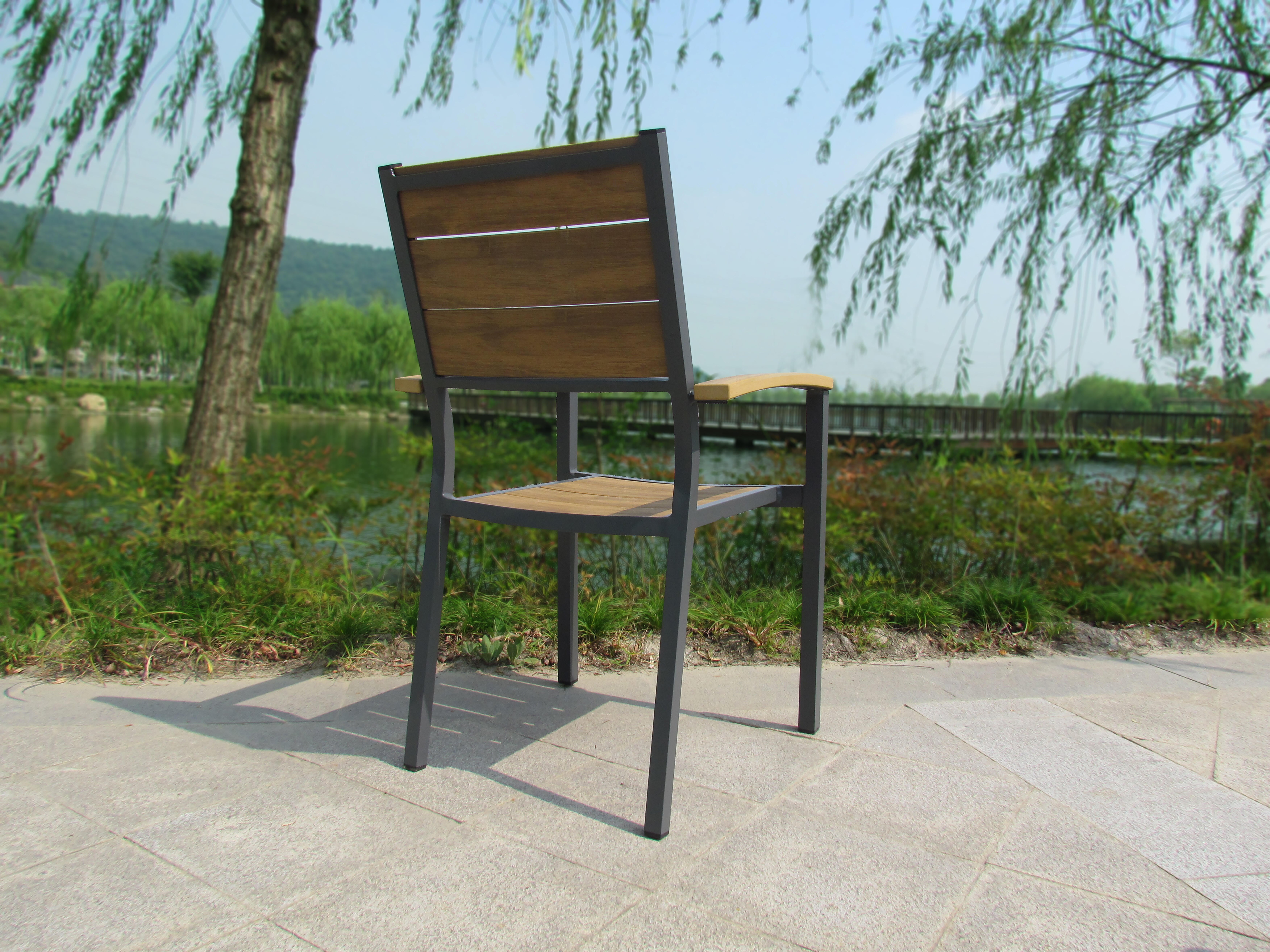 Fauteuil de jardin Gerona en aluminium - 4