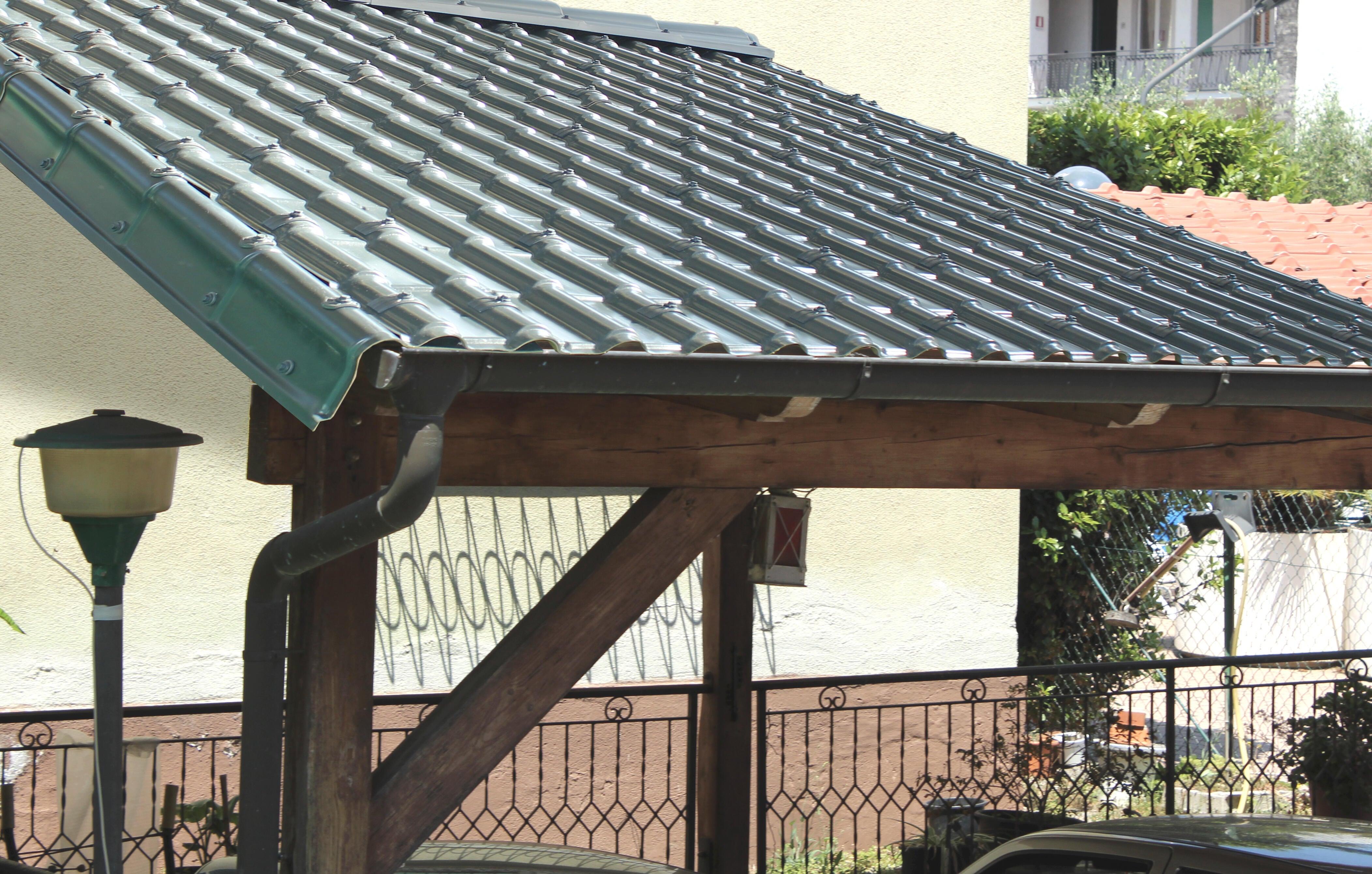 Rive droite pour plaque tegola bleu ardoise, L.1.7 m - 3