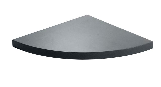 Etagère murale DS2 noir, L.23.5 x P.23.5 cm Ep.18 mm