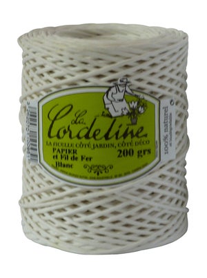 Ficelle Sisal Naturelle - Rouleau 240m, Ø2.5mm - Pour Jardinage, Bricolage, Déco