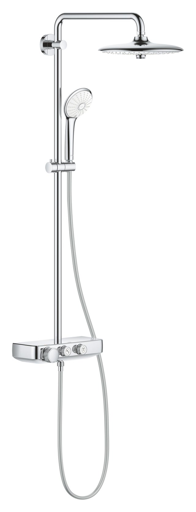 Colonne de douche thermostatique chrome, GROHE Euphoria smartcontrol 260 - 4jets