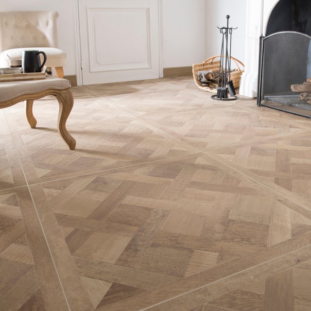 Carrelage mur intérieur / sol intérieur effet bois chene clair Chambord l.75 x L