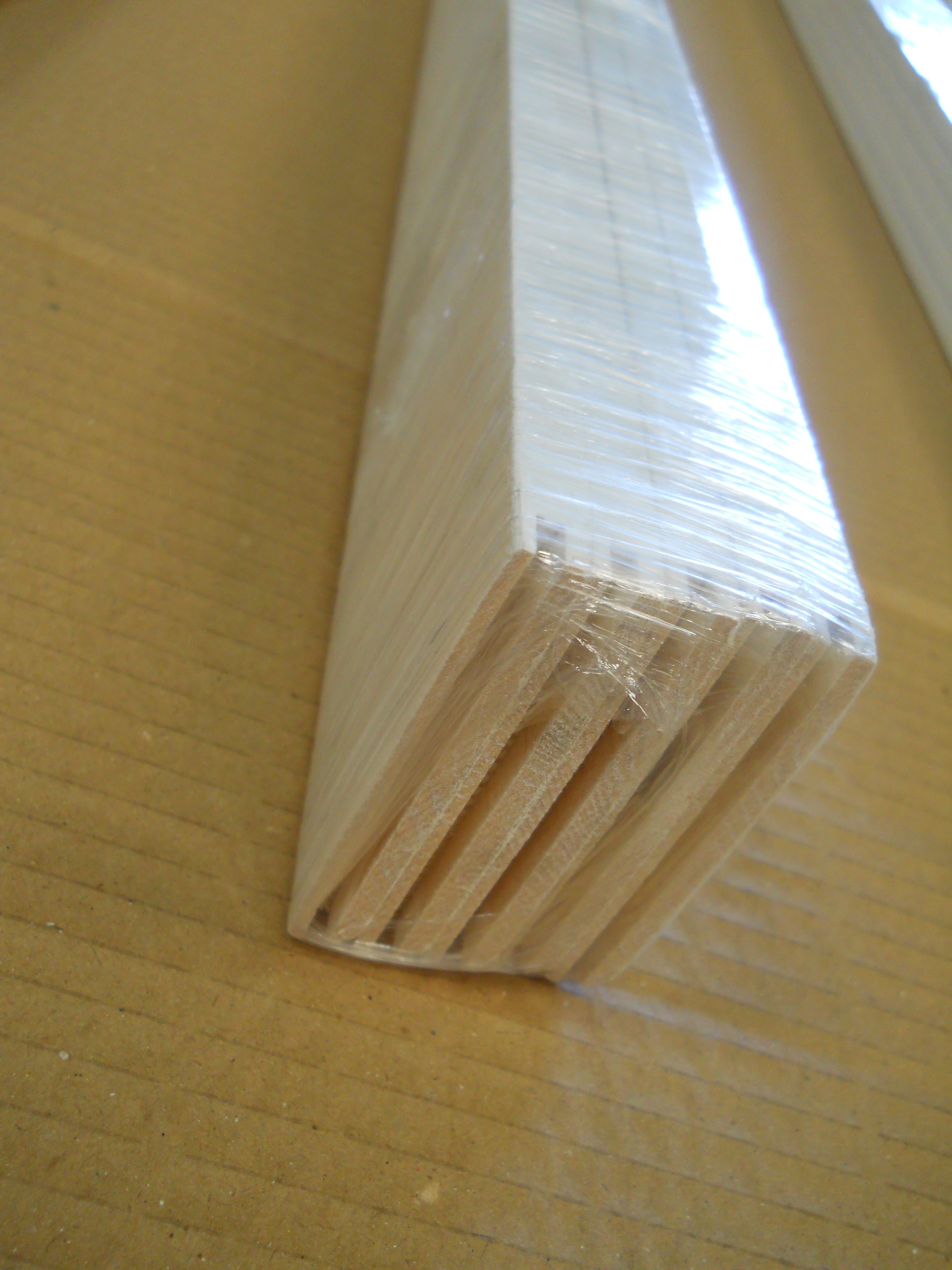 Plinthe sapin peint droite blanc, 68 x 9 mm x 2.05 m - 3