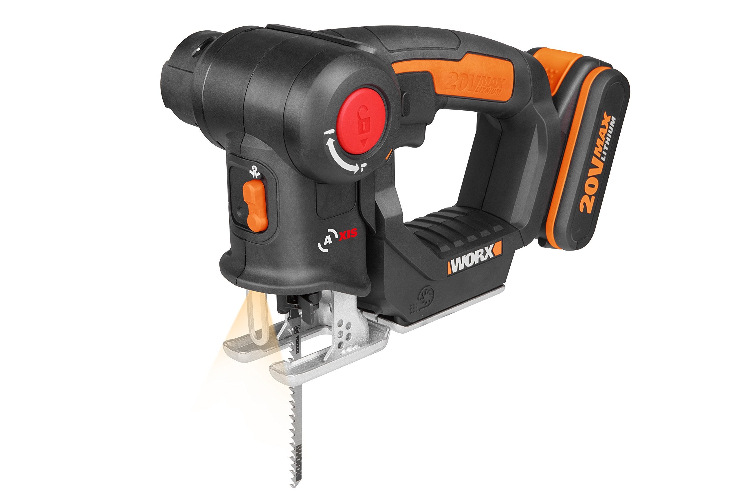Worx Scie Sauteuse/Sabre 20V 2Ah Wx550