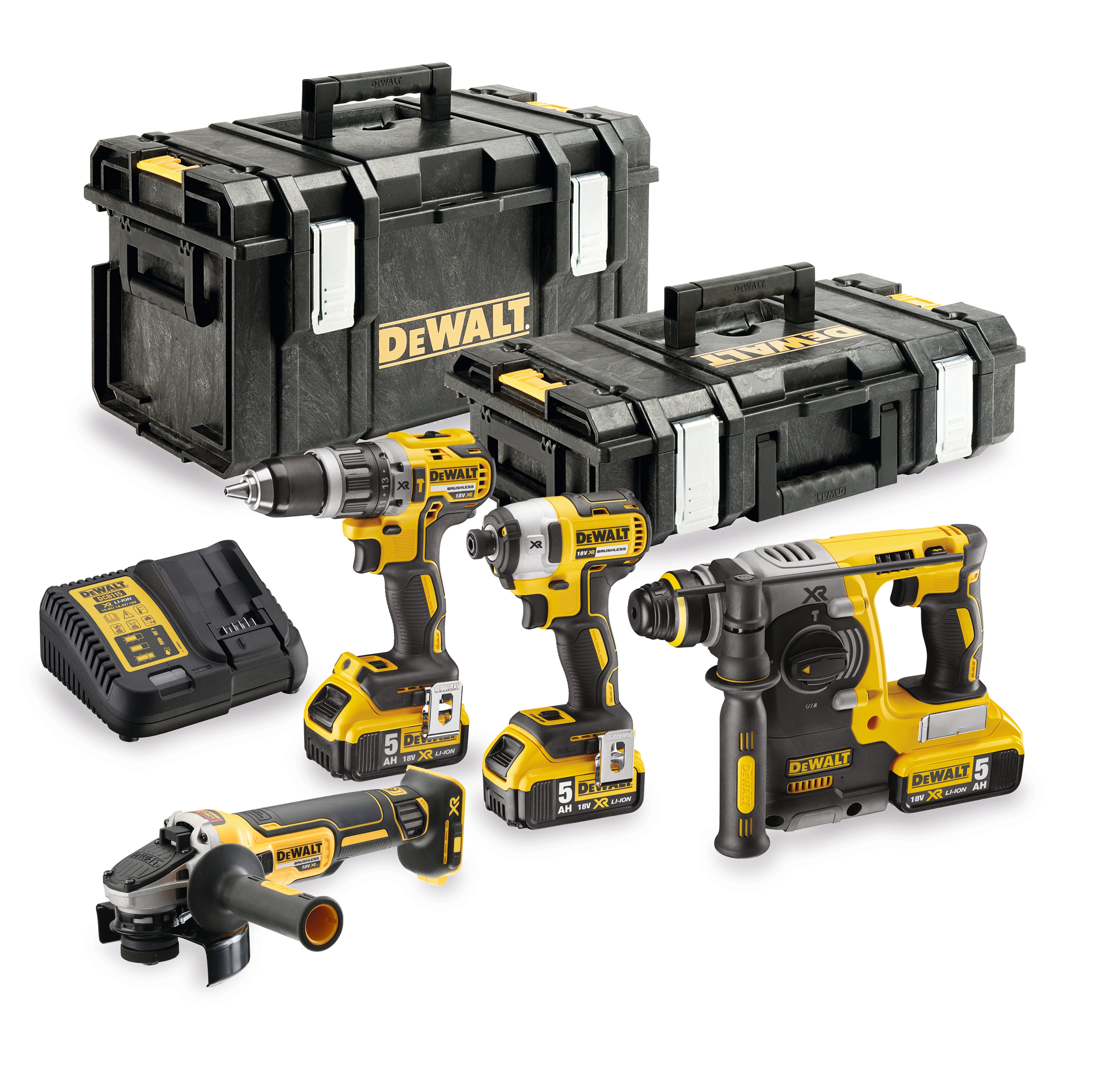 Dewalt Kit Psf+ Vchoc+Meul+Perf Dck422P3-Qw