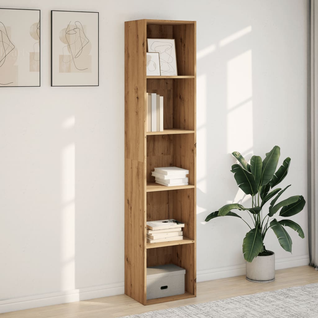 Bibliothèque pour Séjour en Bois Marron H. 30 x l. 40 x P. 30 cm - 3