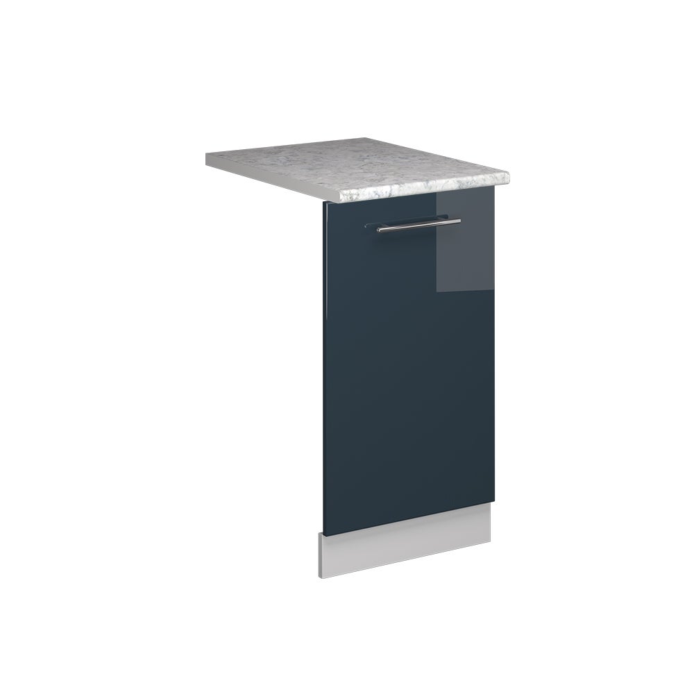 Vicco Panel przedni zmywarki Fame-Line, Ciemnoniebieski wysoki połysk, 45 cm , BP Marmur