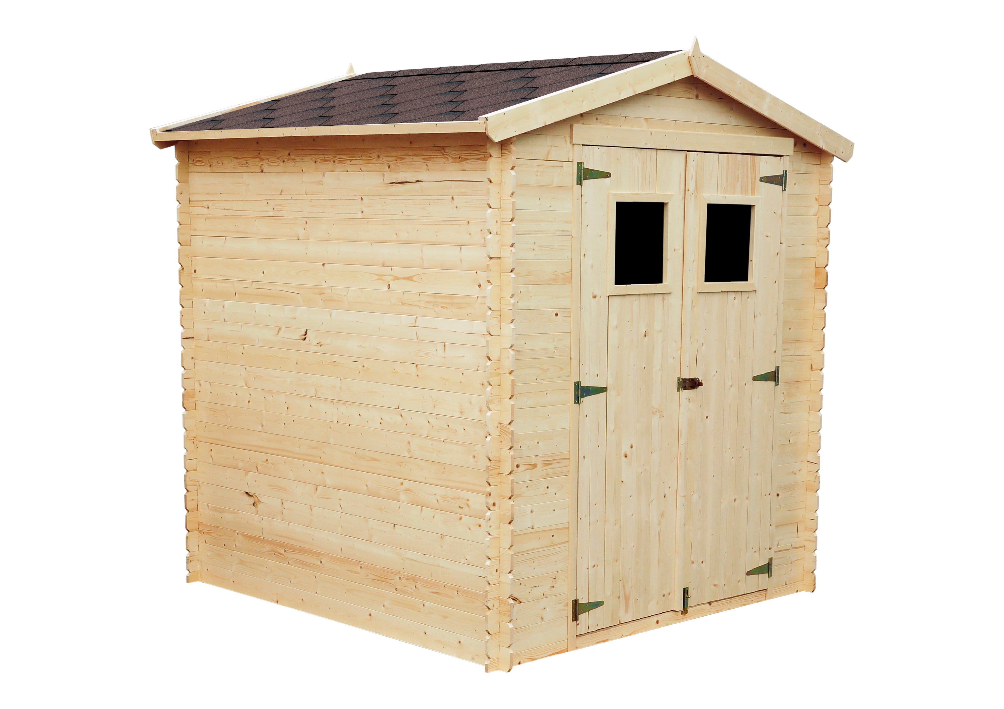 Bardeaux bitumineux Hexagonal Rock H-BROWN, couleur marron - bitume toiture - 3