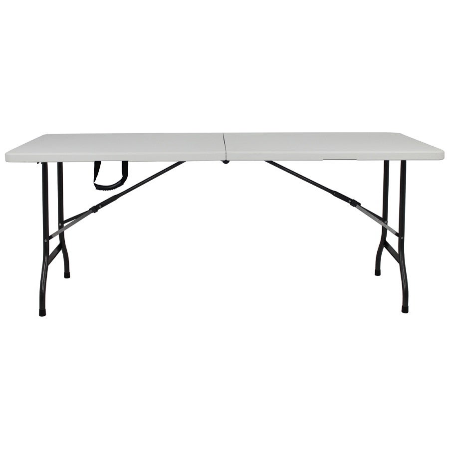 Tavolo catering pieghevole bianco in hdpe 180x70x74 cm - 2