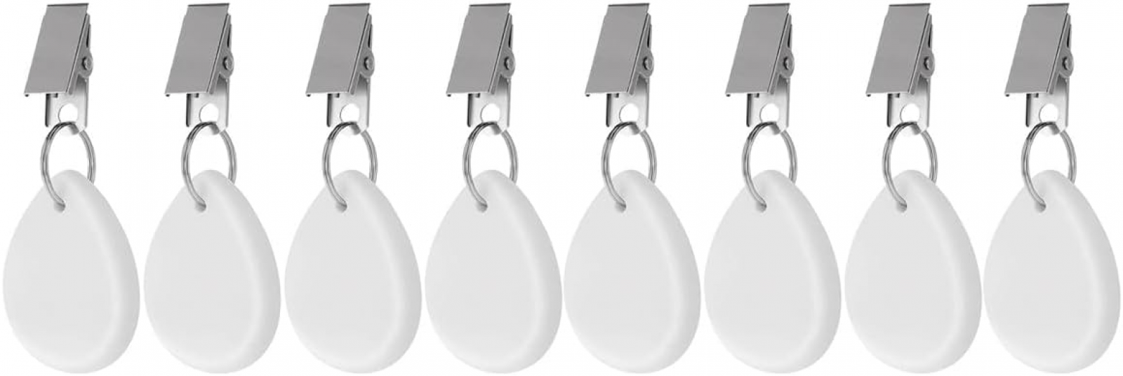 8 Pesi Per Tovaglie In Marmo - Con Clip Metallo, 4 Design, Per Esterno - Foto 3