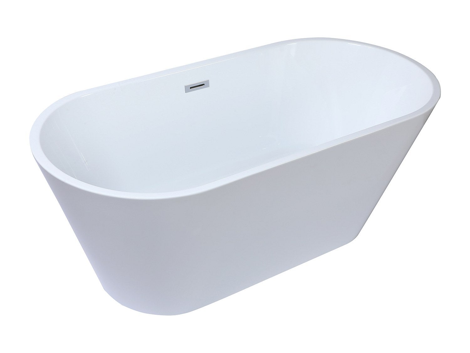 Bañera exenta design - 201 L - 150 x 70 x 58 cm - Blanco - TWIGGY - 2
