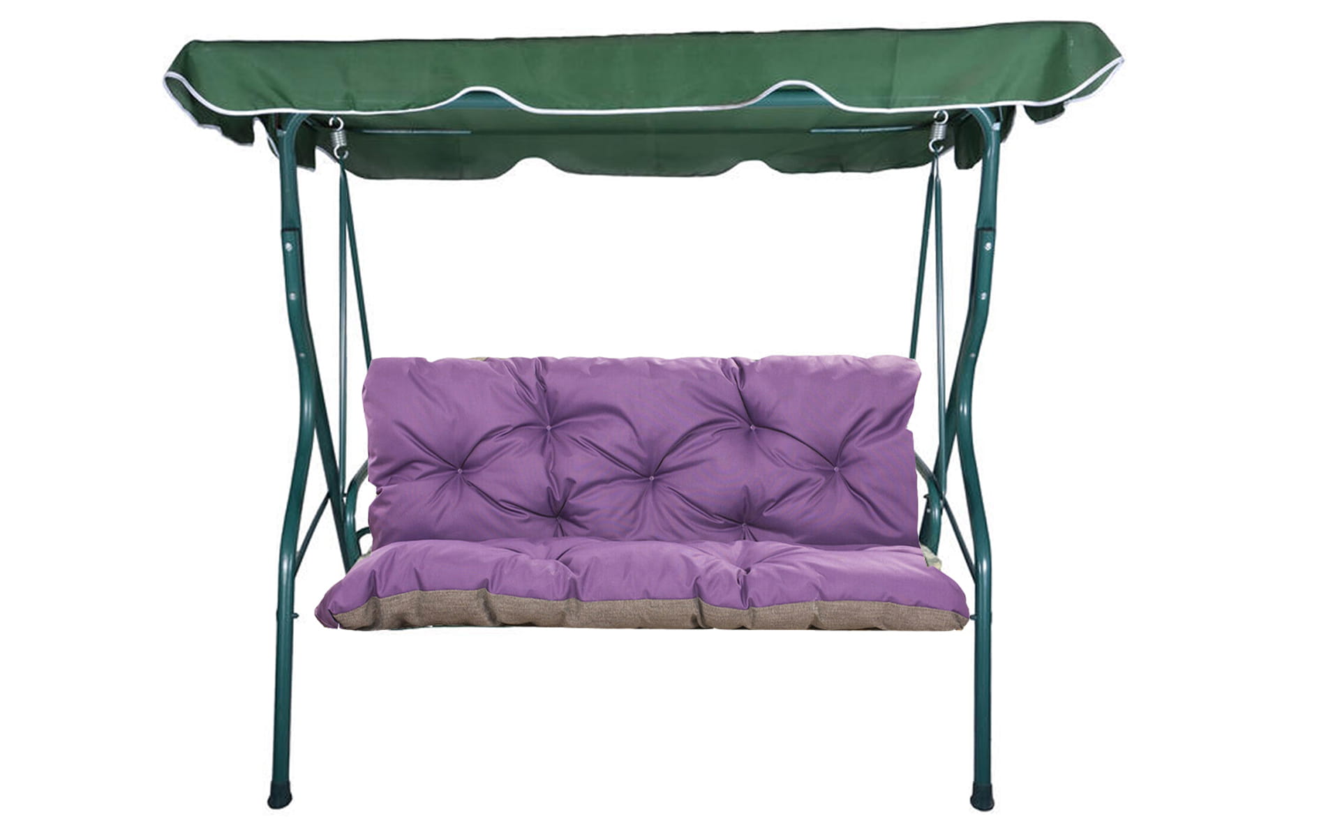 Cojines para columpio 180x60x50cm, cojín para jardín morado, cojines para columpio de 3 personas, cojín para banco, cojín para columpio de jardín