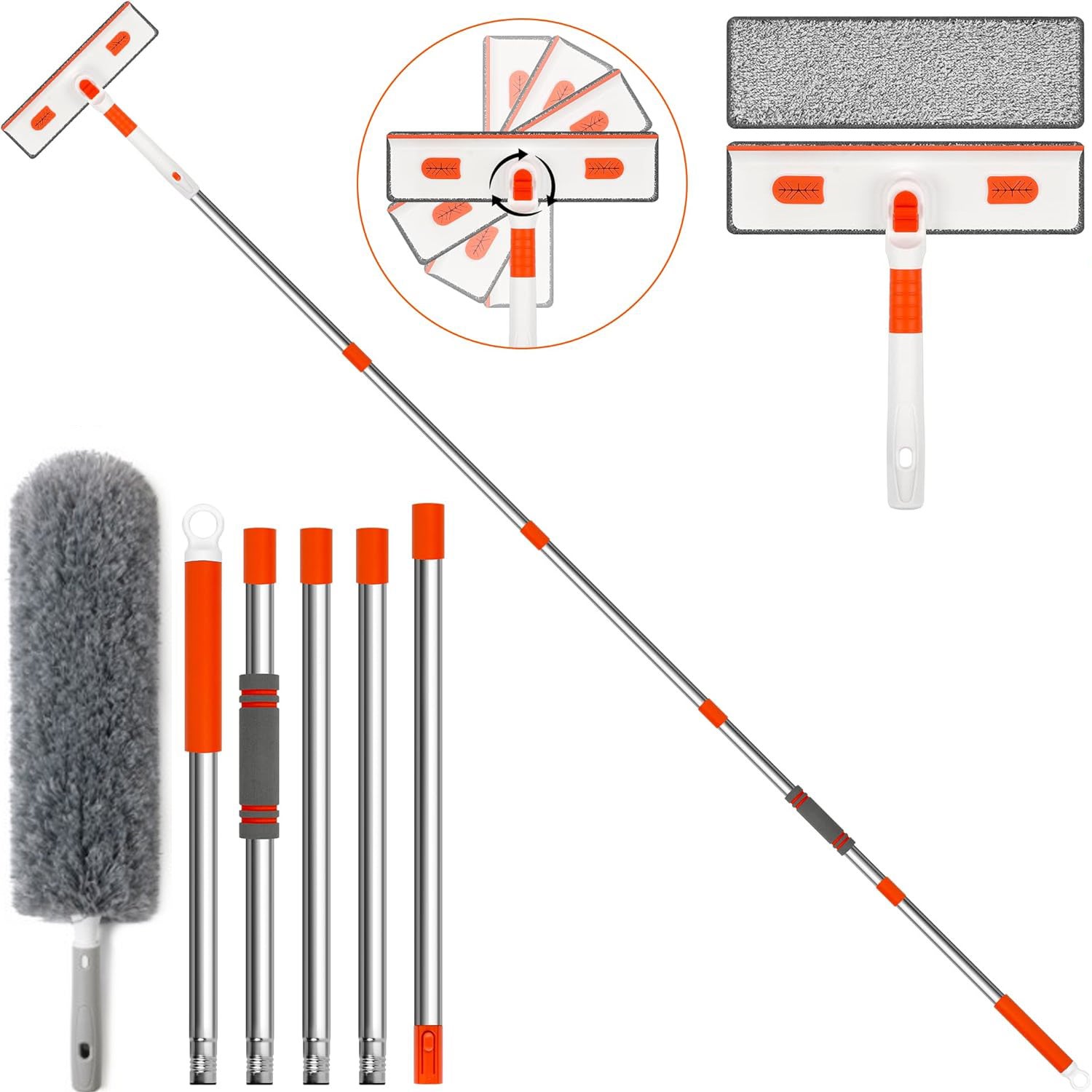 Aqua Blade Raclette De Nettoyage De Vitres, 3 En 1 Recyclable, Raclette