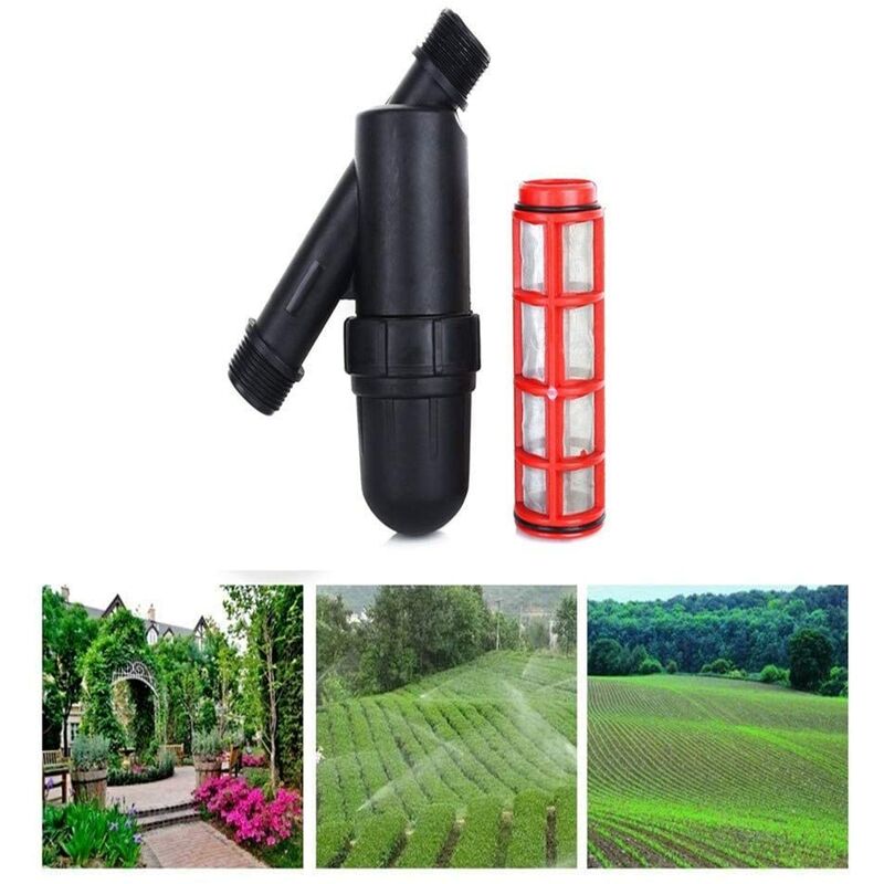 Filtre maille 3/4in Écran d'irrigation en acier inoxydable Filtre Filtre à l'eau conditionné pour jardinage l'Agriculture d'irrigation goutte à goutte - 4
