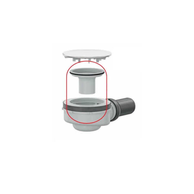 Siphon anti-odeur pour bonde de douche ORIO diamètre 60, depuis 2003 - 4