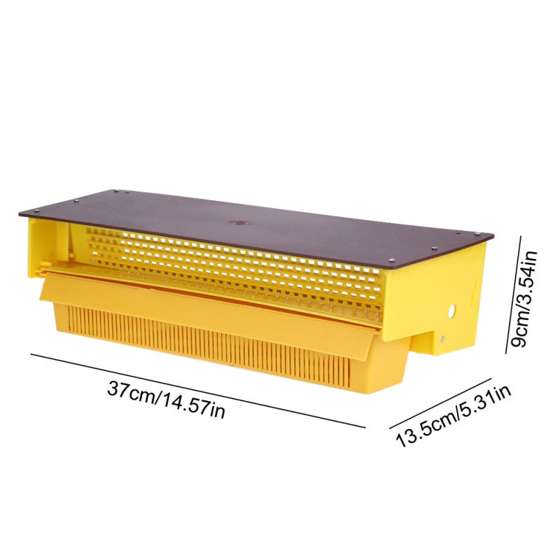 Coletor de pólen de entrada para colmeia – amarelo – para colmeia e manutenção dos quadros - 3