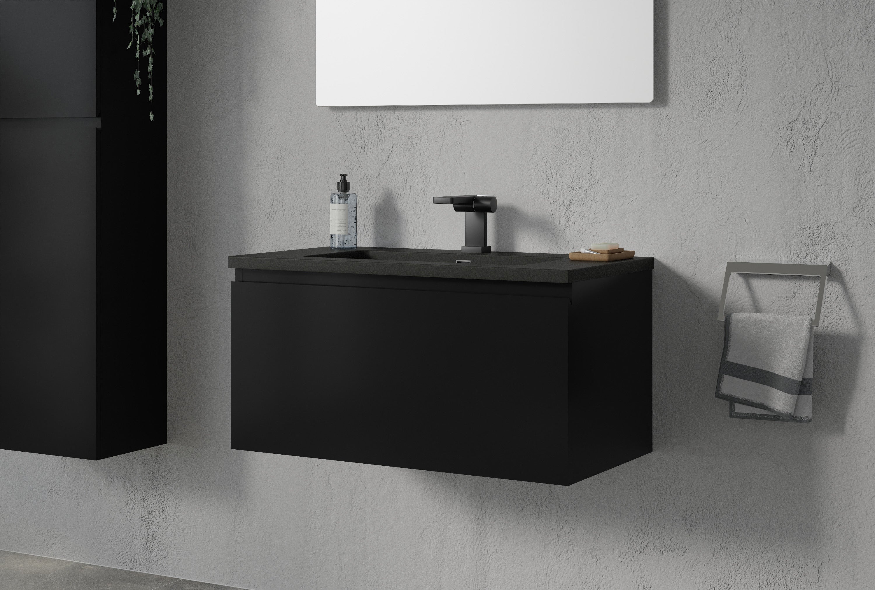 BERNSTEIN - Ensemble de meubles de salle de bain Alice 800 avec lavabo