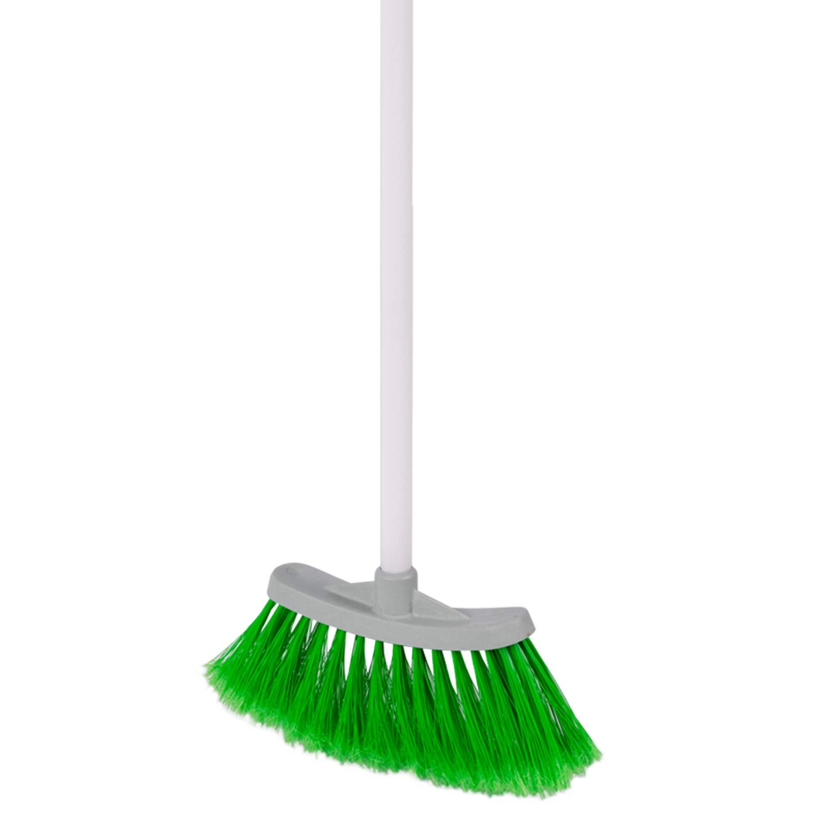 Scopa Per Bambini – Mini Scopa Staccabile Con Manico Regolabile 48-72 Cm, In Fibra Superfine, Per Età 3+, Colore Verde