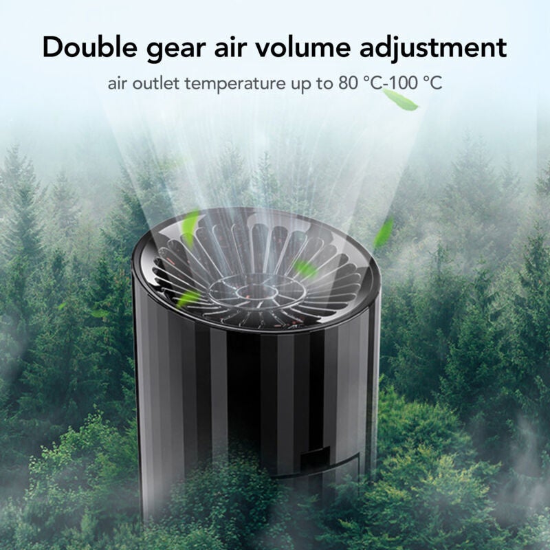 Ventilateur de chauffage de voiture 12V 150W, refroidissement, rotation 360°, écran fenêtre, désembueur, version ordinaire - 3
