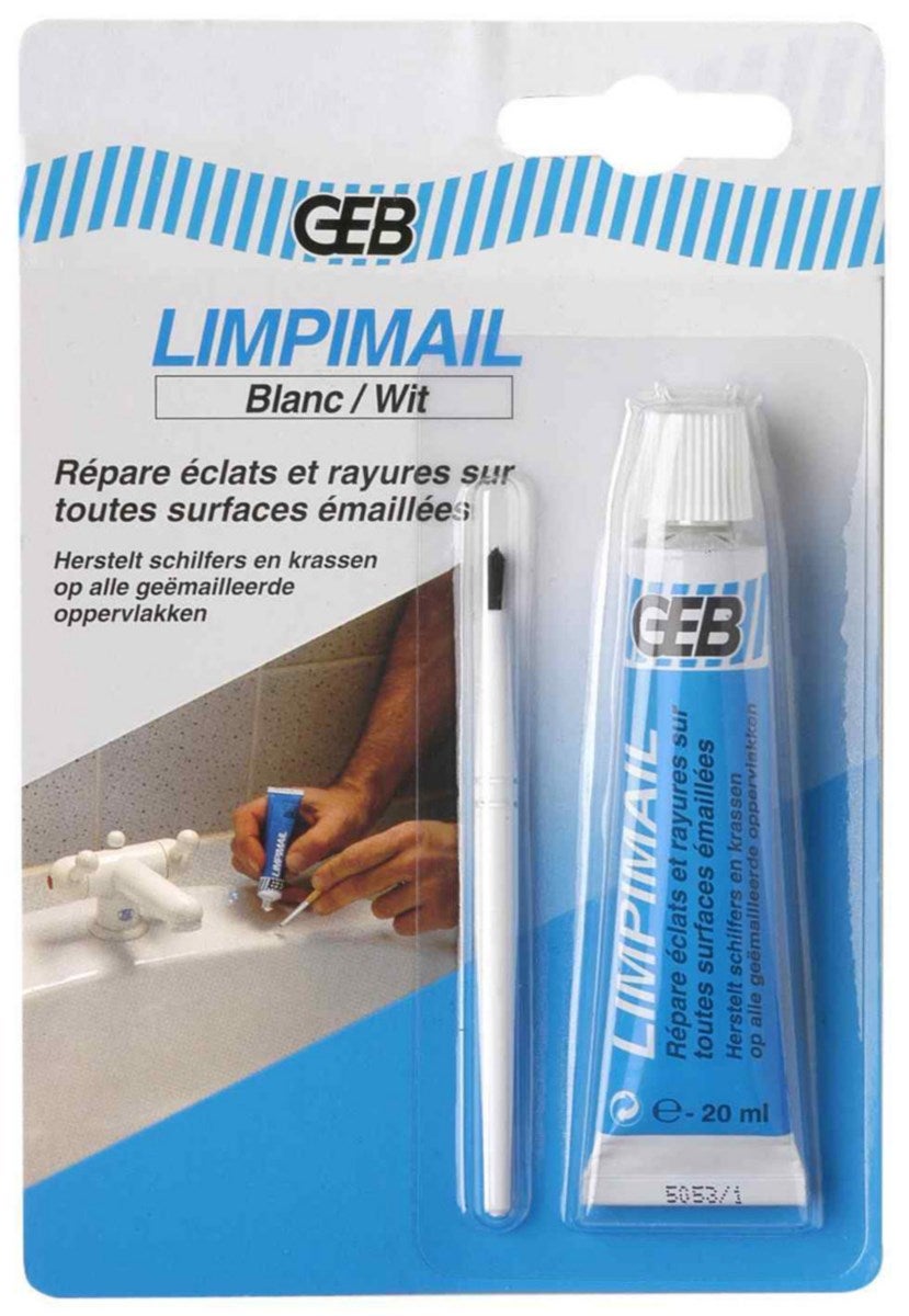 Geb - Pate de retouche LIMPIMAIL Tube 20ml + pinceau - 956831 - 2