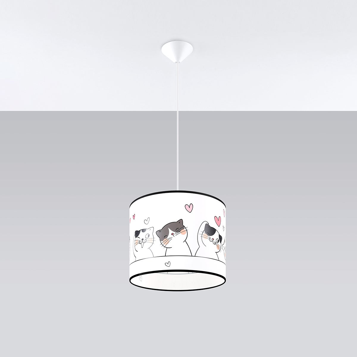 Lampa wisząca GATTO 30 LED 3000K - 30x30x95cm Sollux