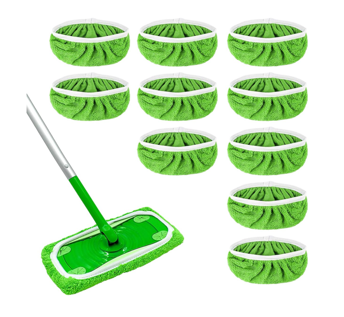 HSNAXINGLife – 10 Panni In Microfibra Multiuso – Super Assorbenti – Colorati – Dimensioni Miste (25×25, 30×30, 30×40 Cm) - 5