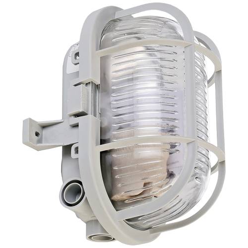 SYRMA OVAL oprawa sufitowa żółw LED 10W E27 lampa ścienna sufit piwnica garaż balkon taras 230V KOLOR SZARY