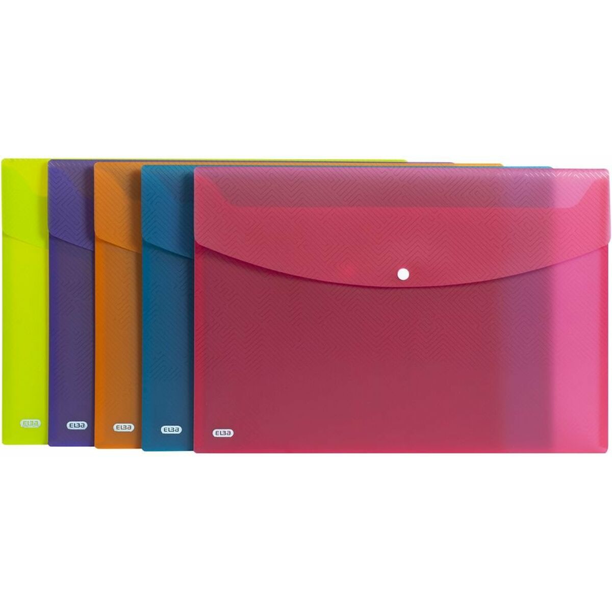 Lot De 5 Pochettes En Polypropylène Oxford - Translucide & Pratique