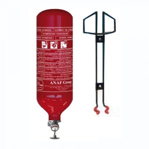 Extincteur Automatique Poudre 6Kg Mobiak Sprinkler - Activation 68°C Rouge