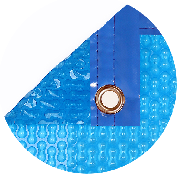 Bâche thermique 400 microns Geobubble de 9 x 3m avec renfort autour du contour - 4