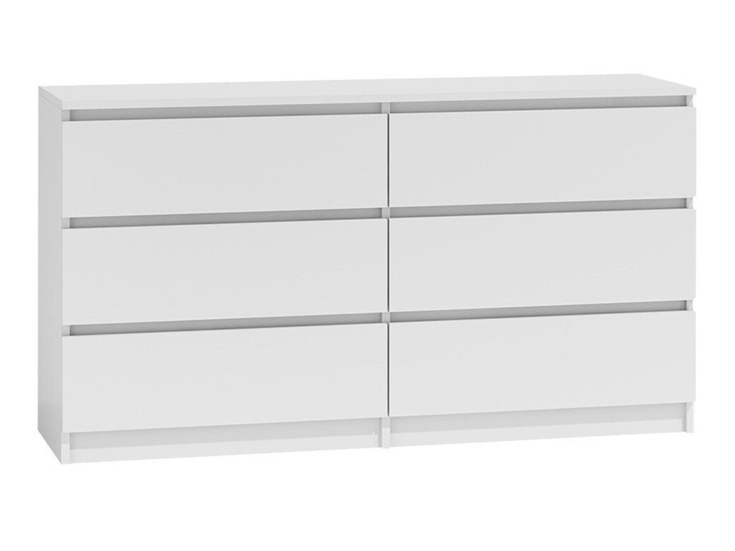 Cómoda Comfivo Structor II, Blanco, Con cajones, Número de cajones: 6.00, 77x138x40cm - 4
