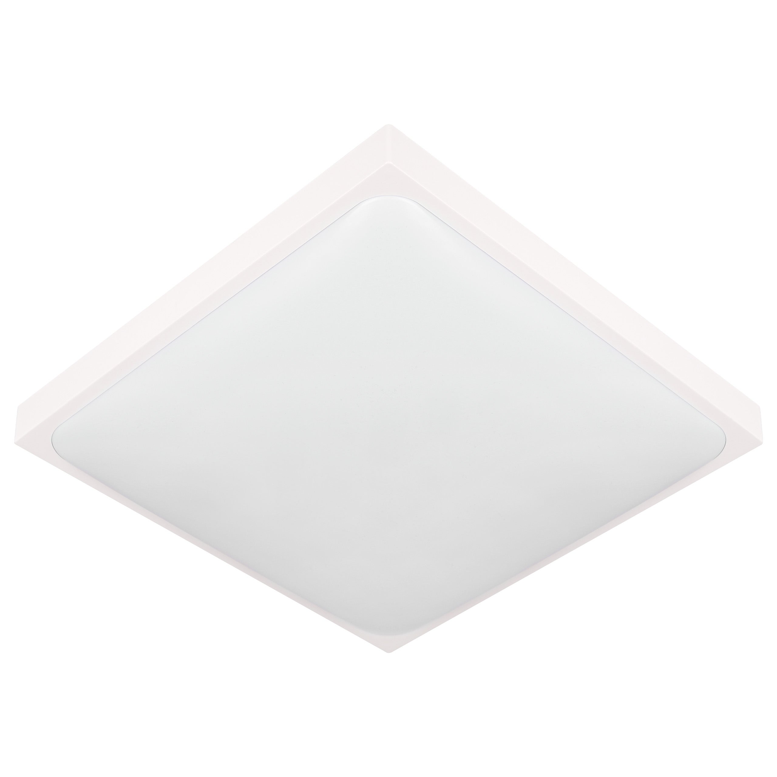 Plafon LED 2x E27 Luvo 30,5x30,5cm IP44 sufitowy lampa oprawa kwadratowy biały MasterLED