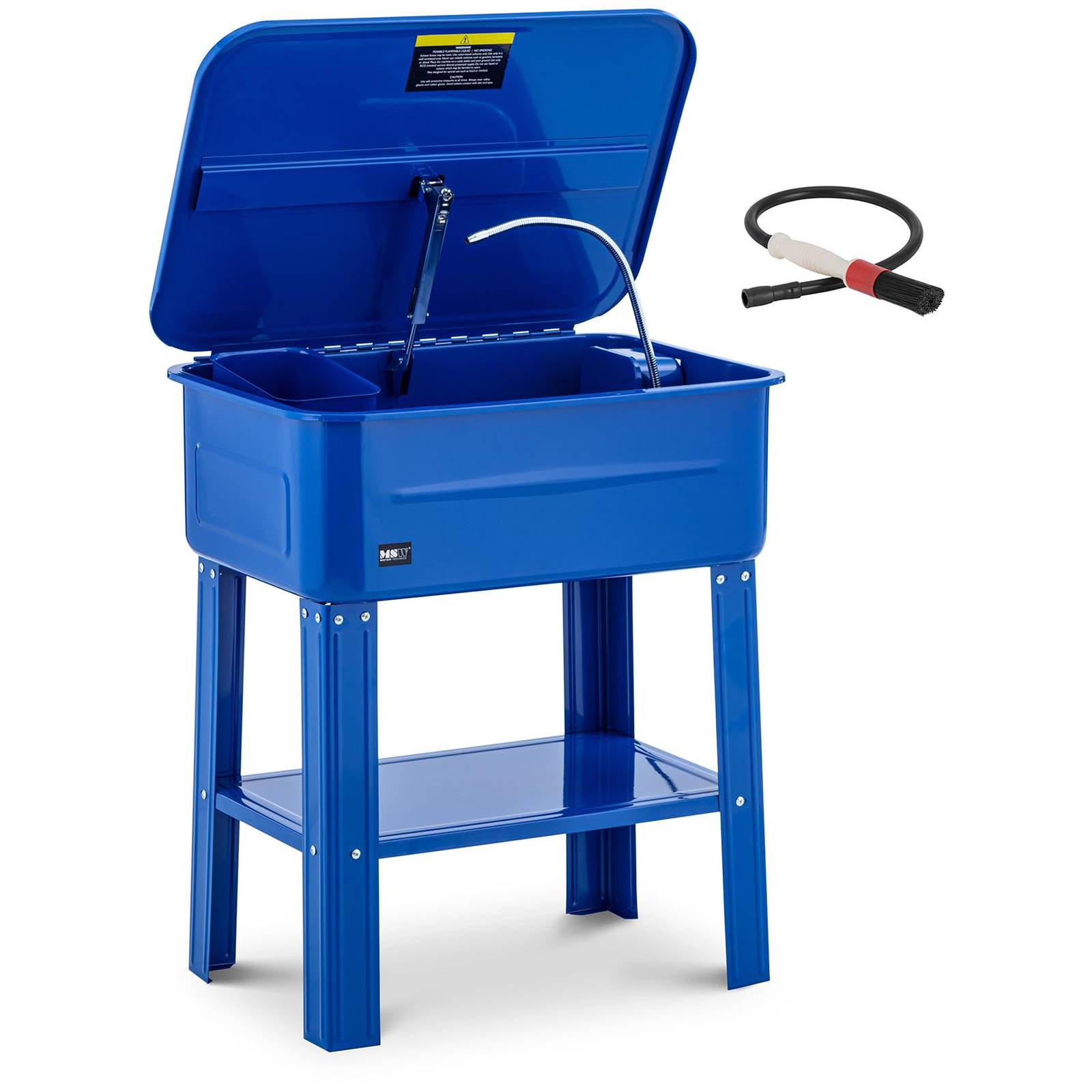 Vaschetta Raccogliolio MSW, Capacità 15 Litri, Diametro 42 Cm - Per Cambio Olio Auto, Officina, Fai Da Te