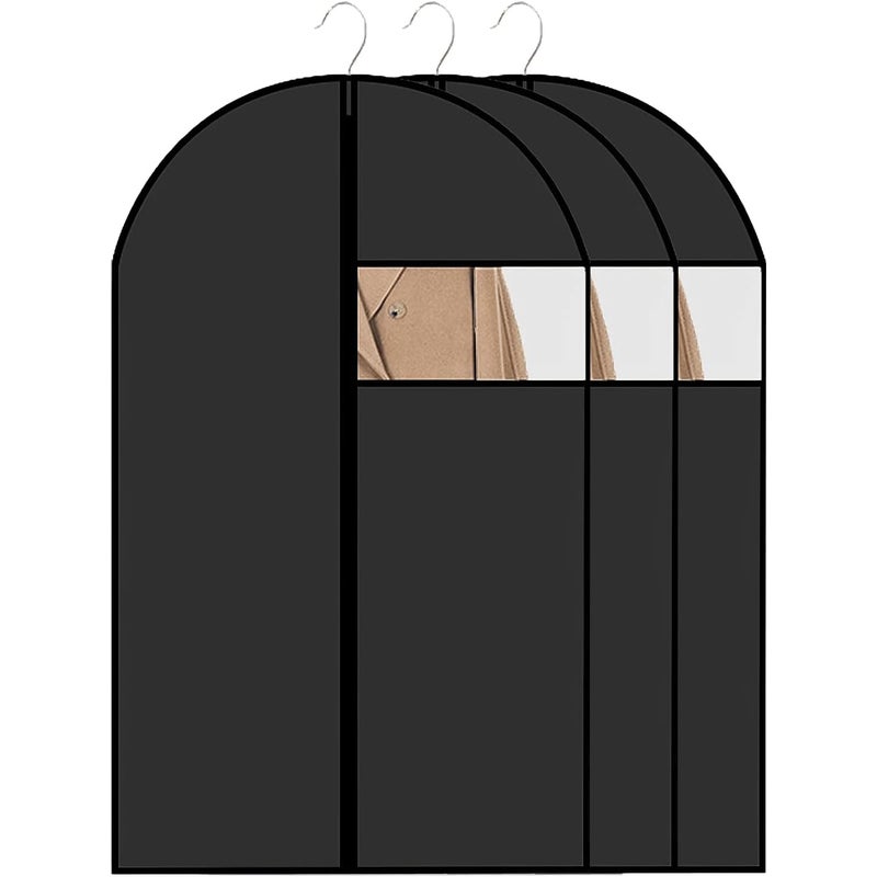 5-pak worków na ubrania PEVA 60x120 cm, wodoodporny, pyłoszczelny pokrowiec na ubrania z zamkiem błyskawicznym