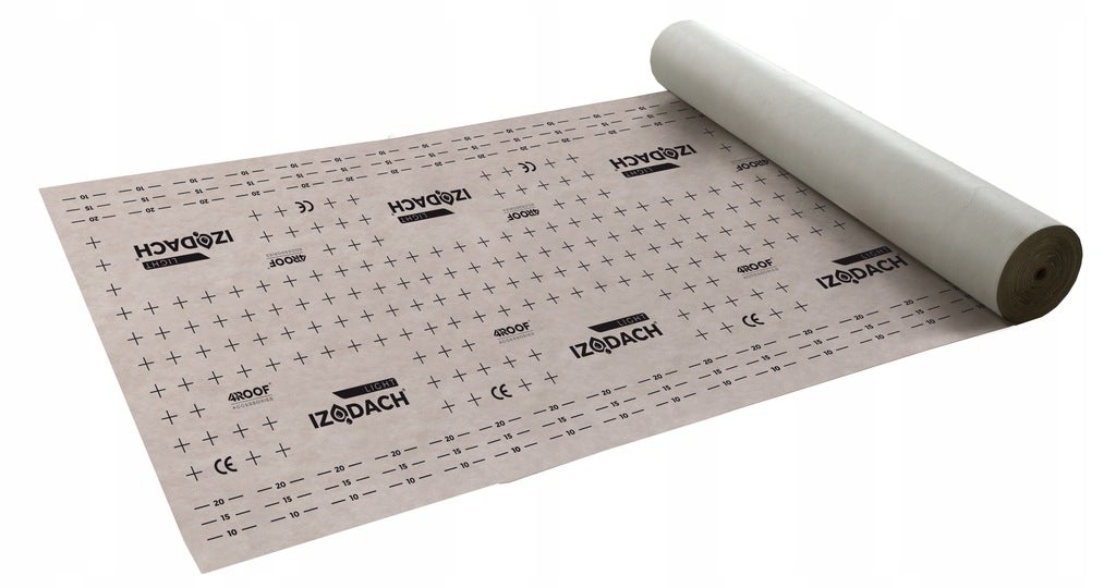 Membrana dachowa 4ROOF IZODACH LIGHT 100 gr/m² 75m2 super jakość cena 1 rolka