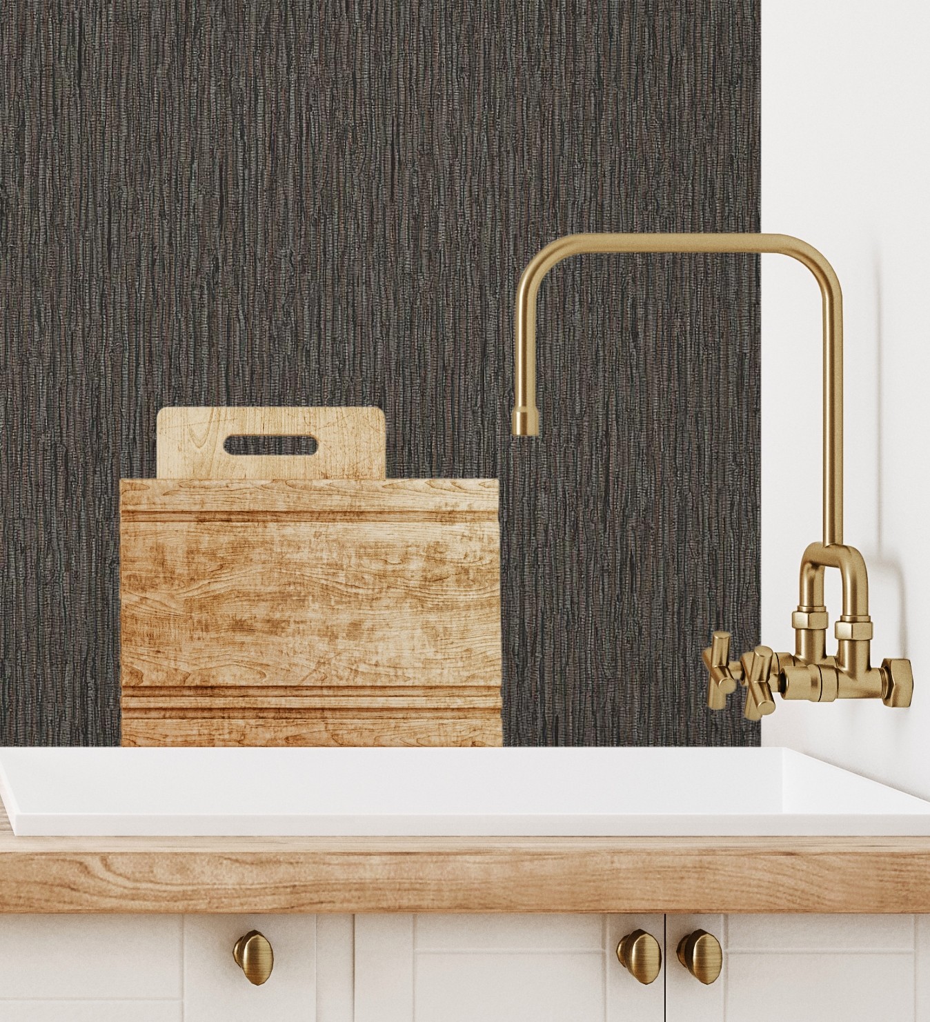 Papel pintado vinílico lavable textura en relieve - belice 680957 de gaulan - rollo de 10 m x 1,06 m